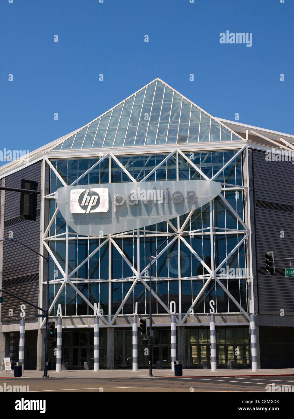 HP Pavilion San Jose Stock Photo