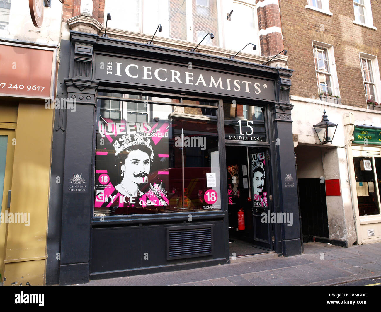 Icecreamists ice cream shop in Covent Garden Stock Photo