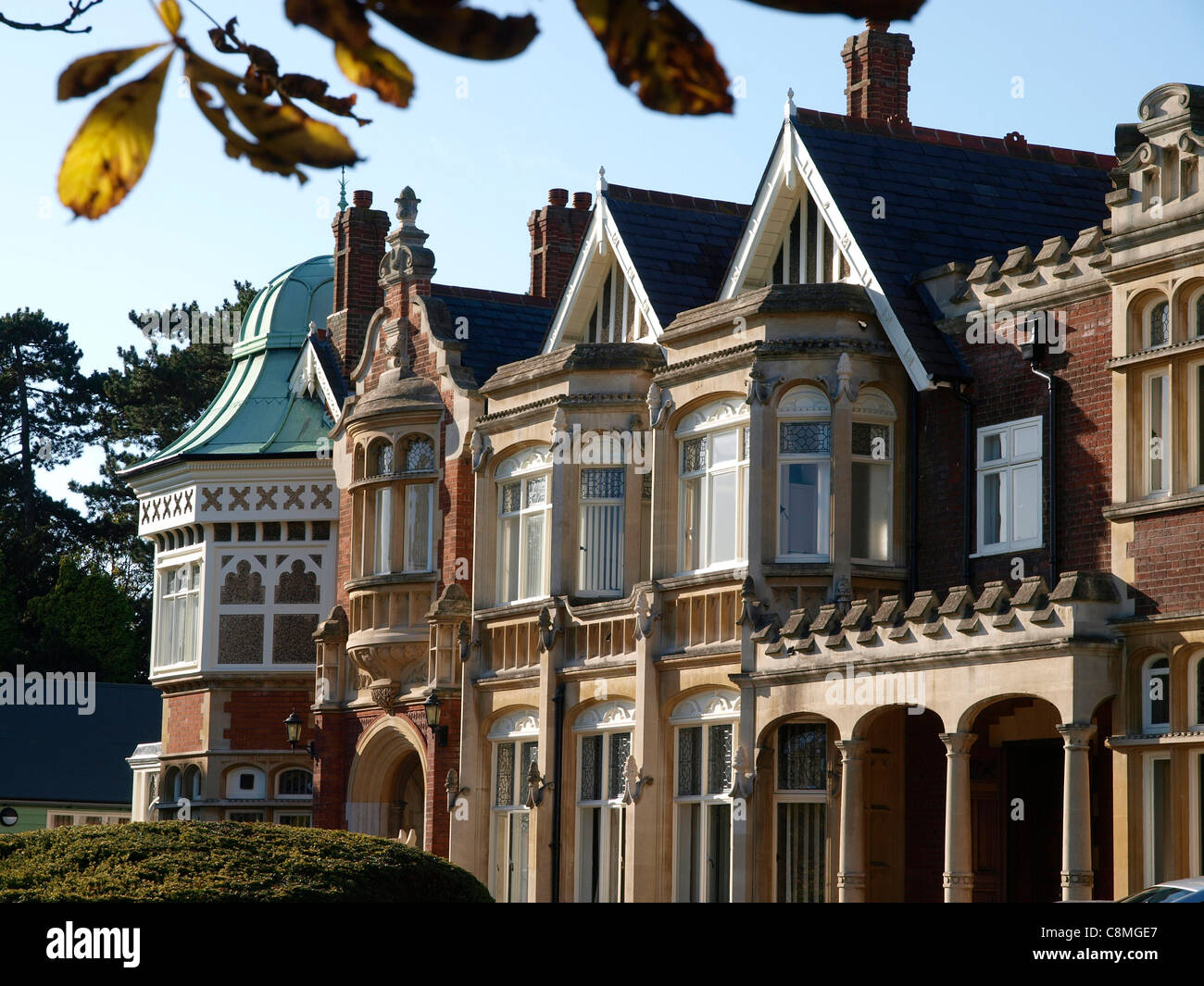 The Mansion, Bletchley Park, Bletchley. Home of the WWII codebreakers who cracked Enigma and other codes. Stock Photo