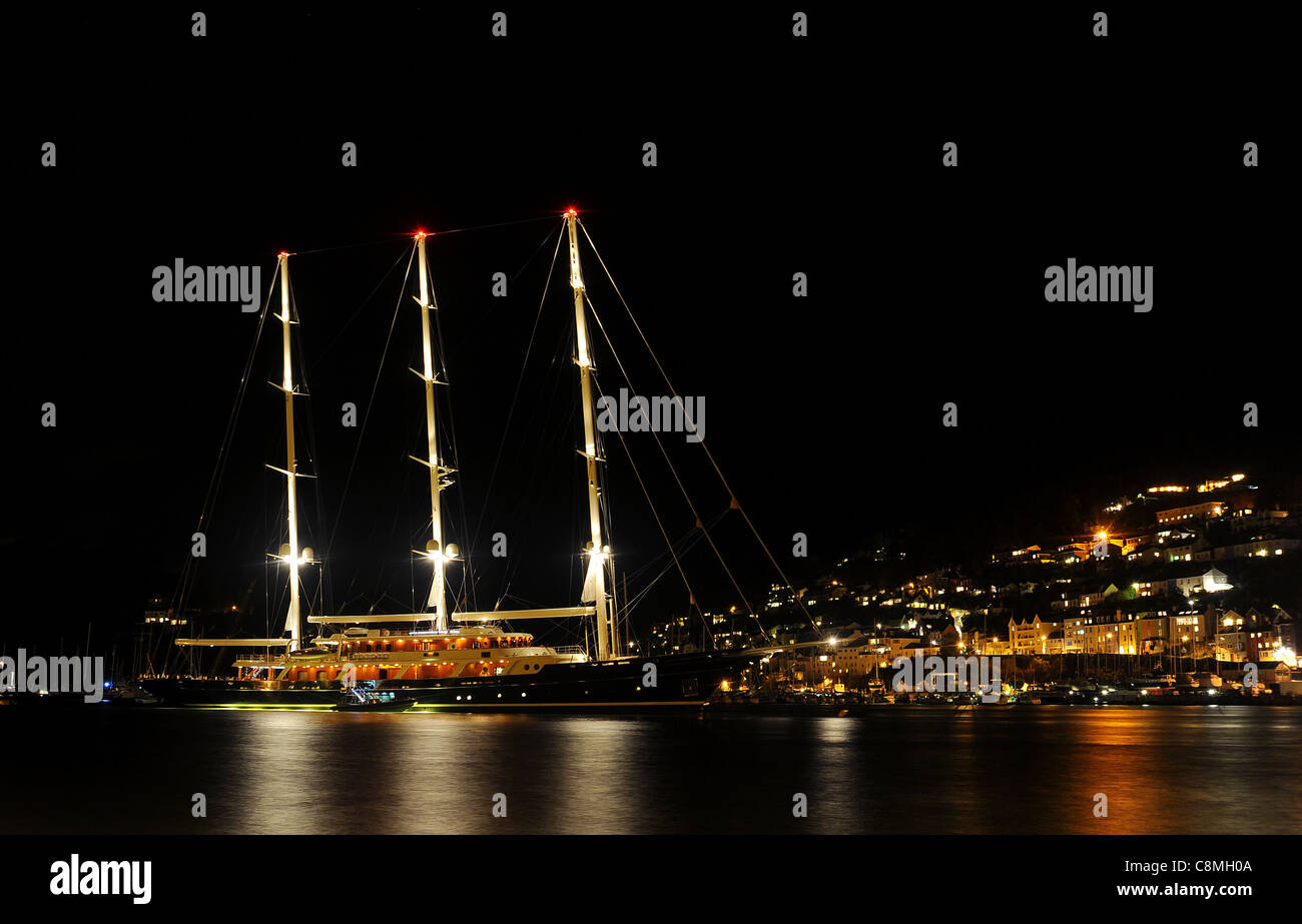 The superyacht Eos the largest private sailing yacht in the world