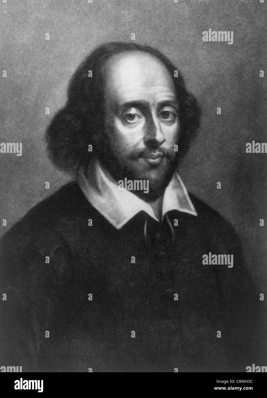 William Shakespeare, English poet and playwright. Stock Photo