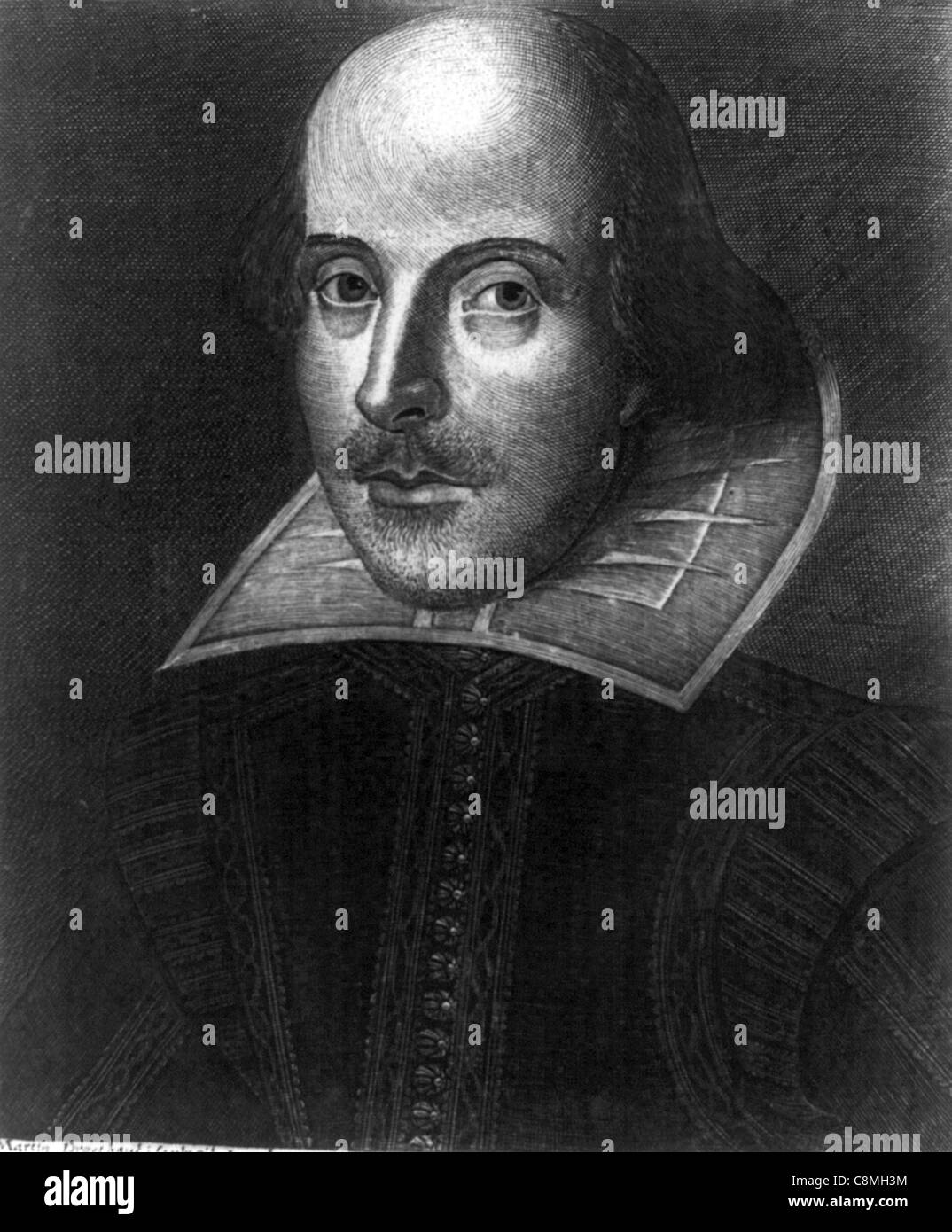 William Shakespeare, English poet and playwright. Stock Photo
