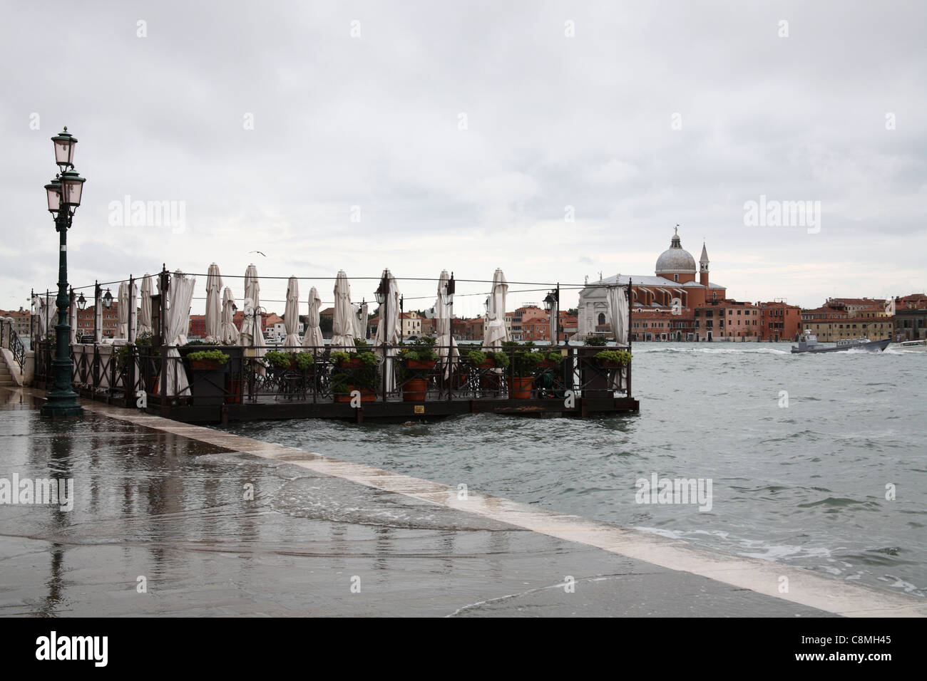Venice, acqua alta Stock Photo
