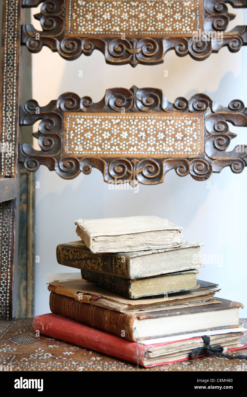 old vintage books Stock Photo - Alamy