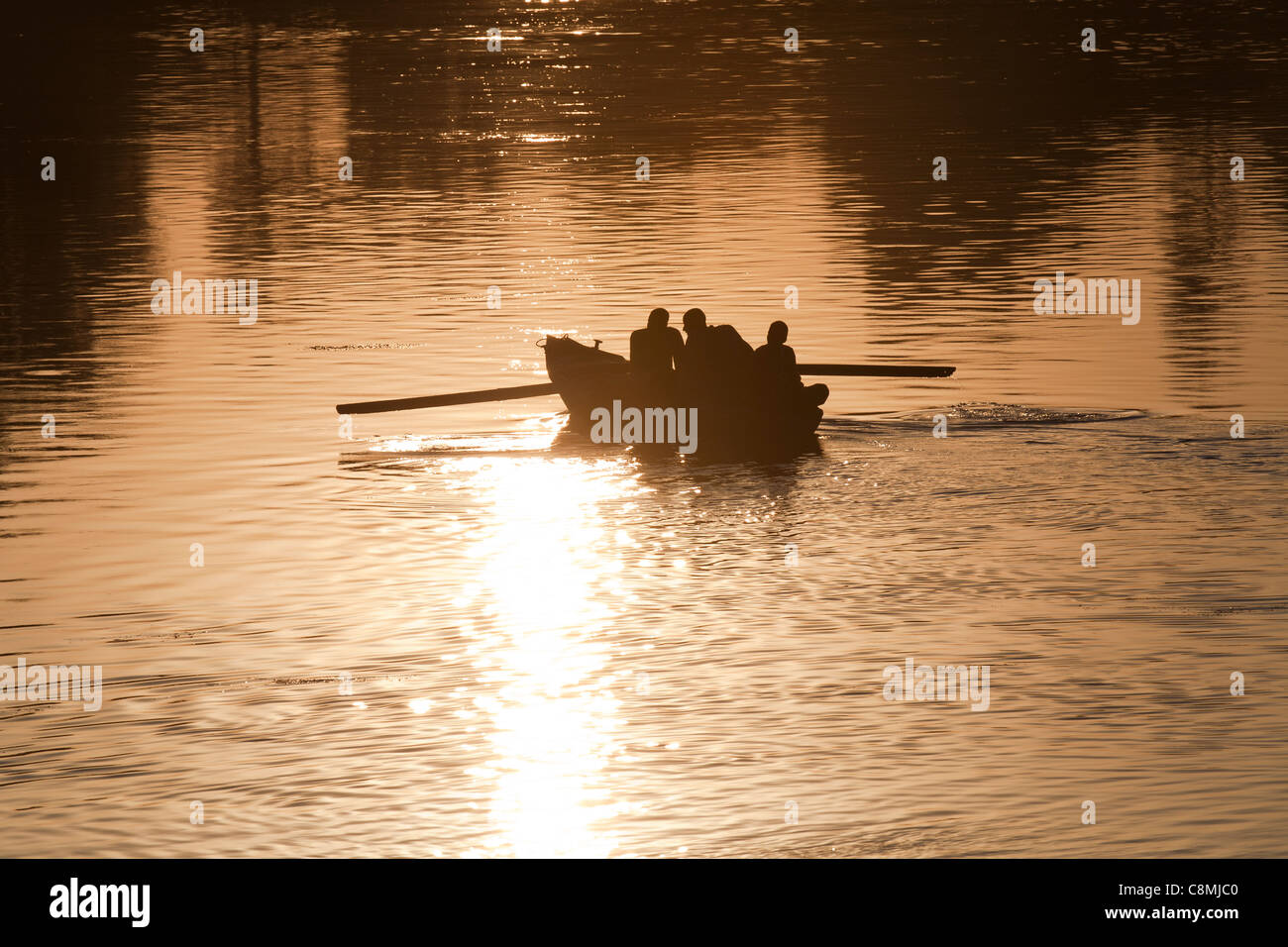 Men fishing in small boat hi-res stock photography and images - Alamy