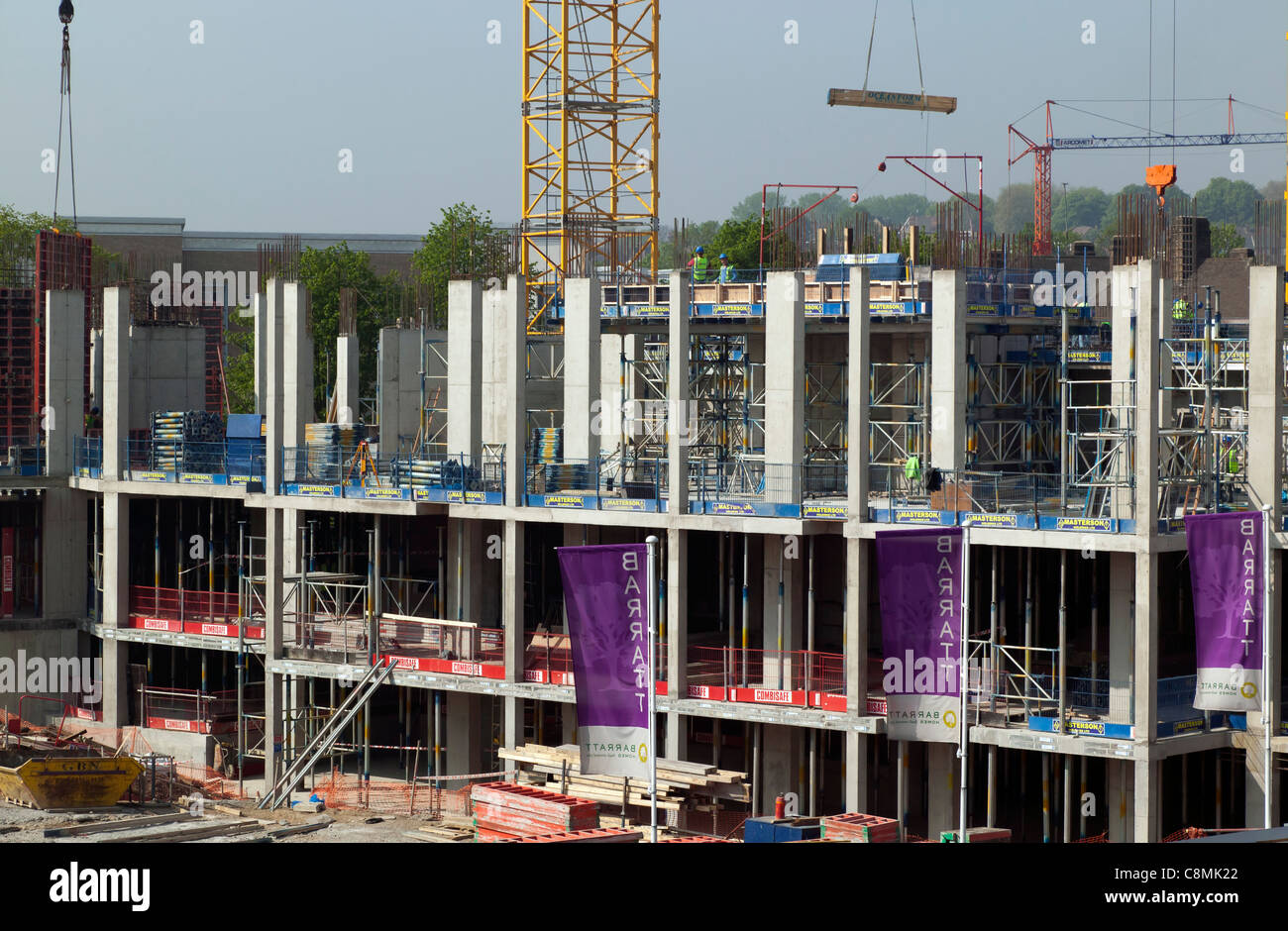 Barratt Homes 'Renaissance development rises like a concrete cliff