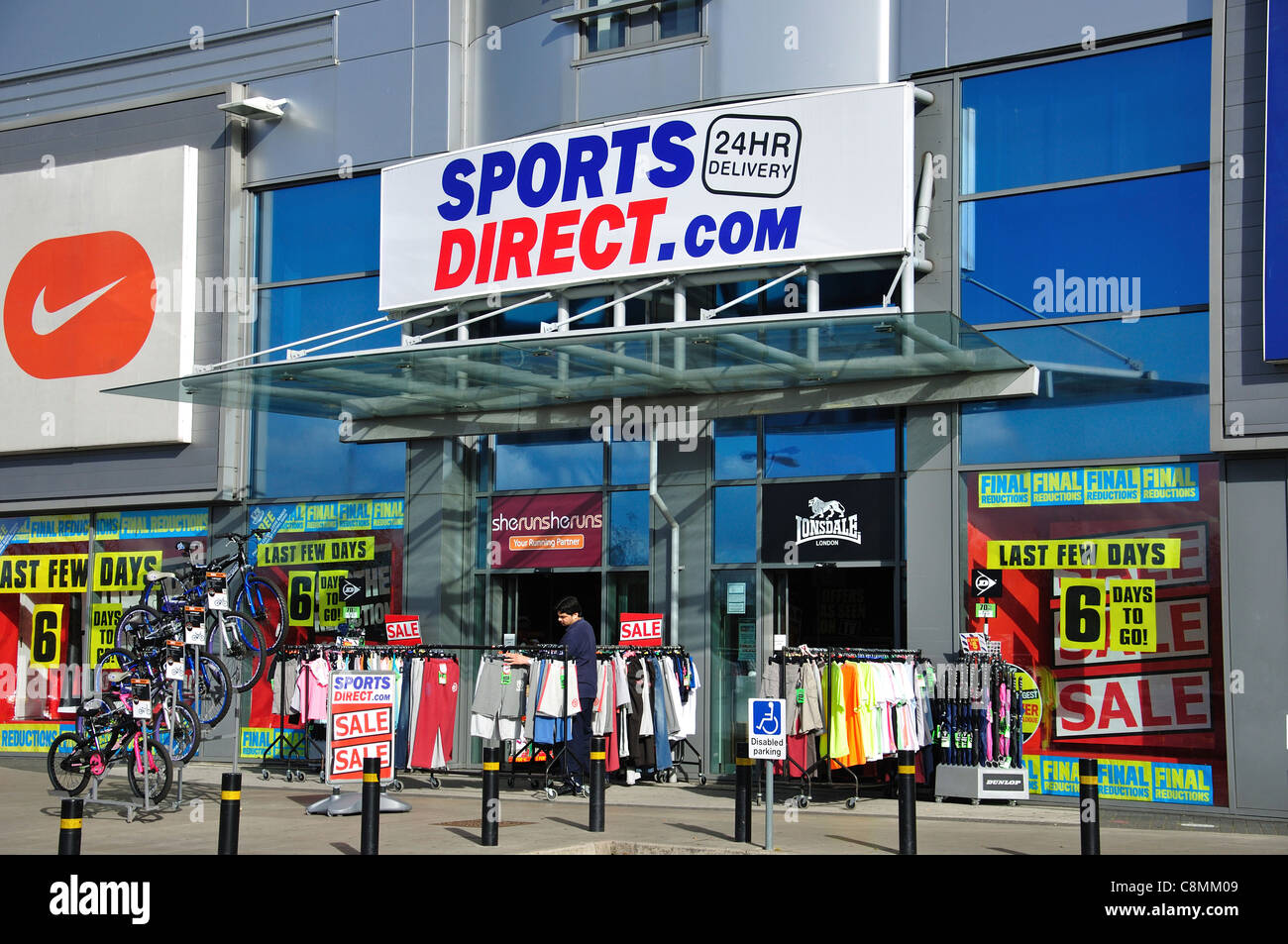 Sports Direct store, Colney Fields Shopping Park, London Colney