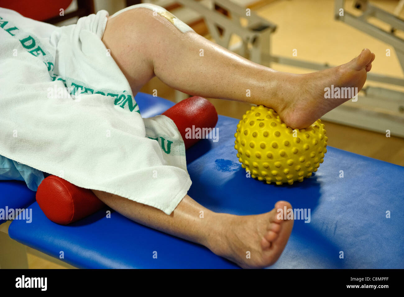 Physiotherapy exercise Stock Photo
