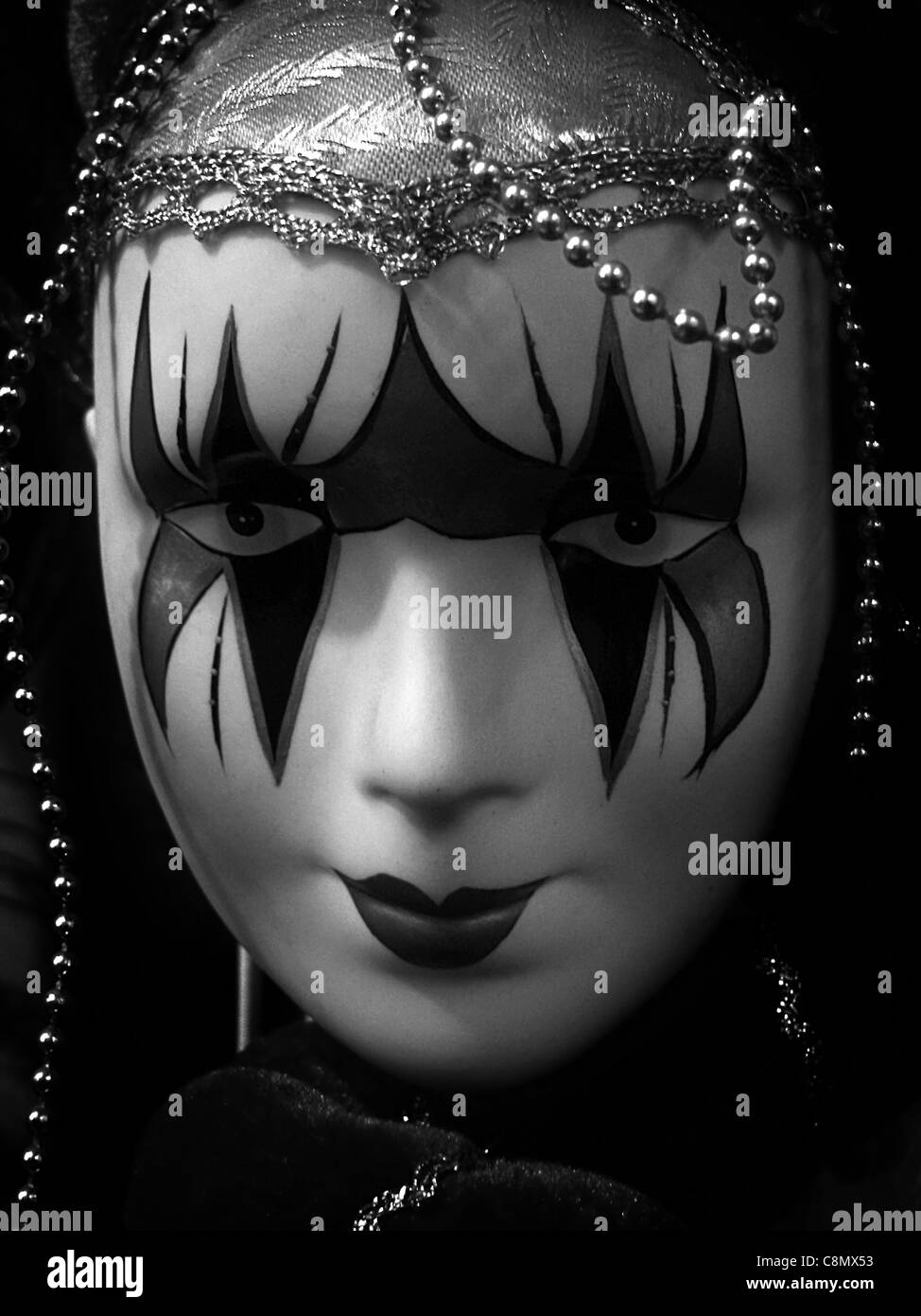 Mask Black and White Stock Photos & Images Alamy