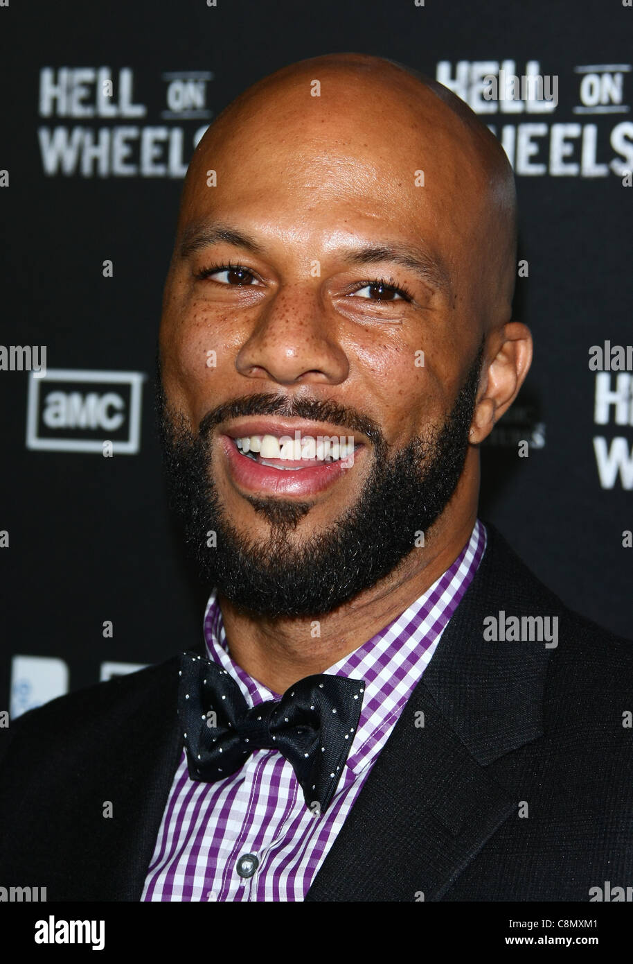 COMMON HELL ON WHEELS. AMC PREMIERE DOWNTOWN LOS ANGELES CALIFORNIA USA 27 October 2011 Stock Photo