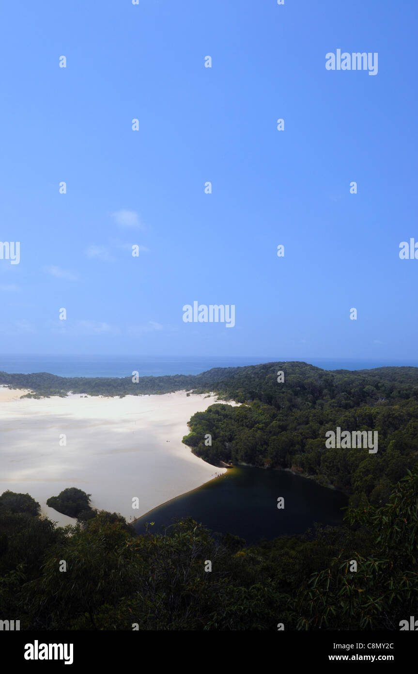 Lake Wabby, Fraser Island World Heritage Area, Queensland, Australia Stock Photo