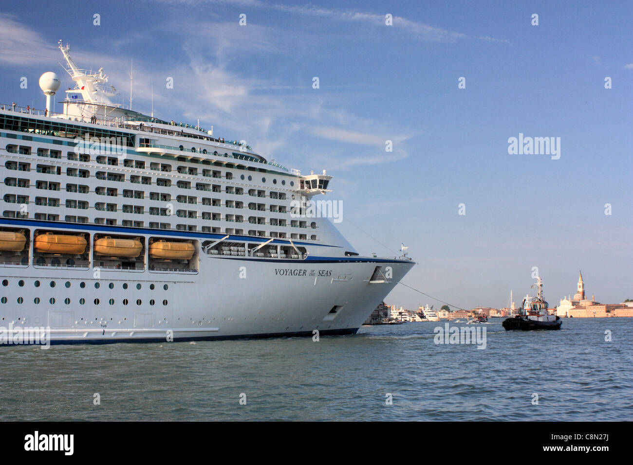 Cruise ship Voyager of the Seas Stock Photo