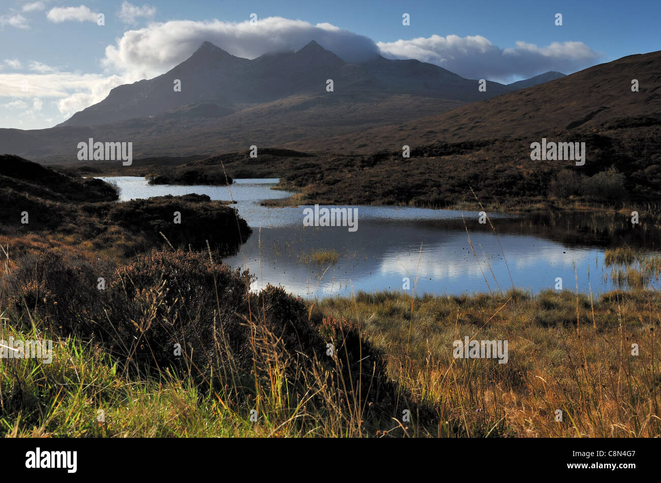 'Isle Of Skye' Skye Black Cuillin ridge Stock Photo