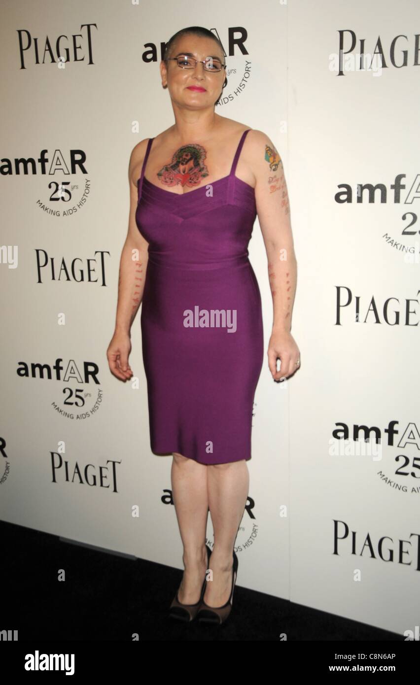 Sinead O'Connor at arrivals for amfAR Inspiration Gala Los Angeles, Chateau Marmont, Los Angeles, CA October 27, 2011. Photo By: Dee Cercone/Everett Collection Stock Photo