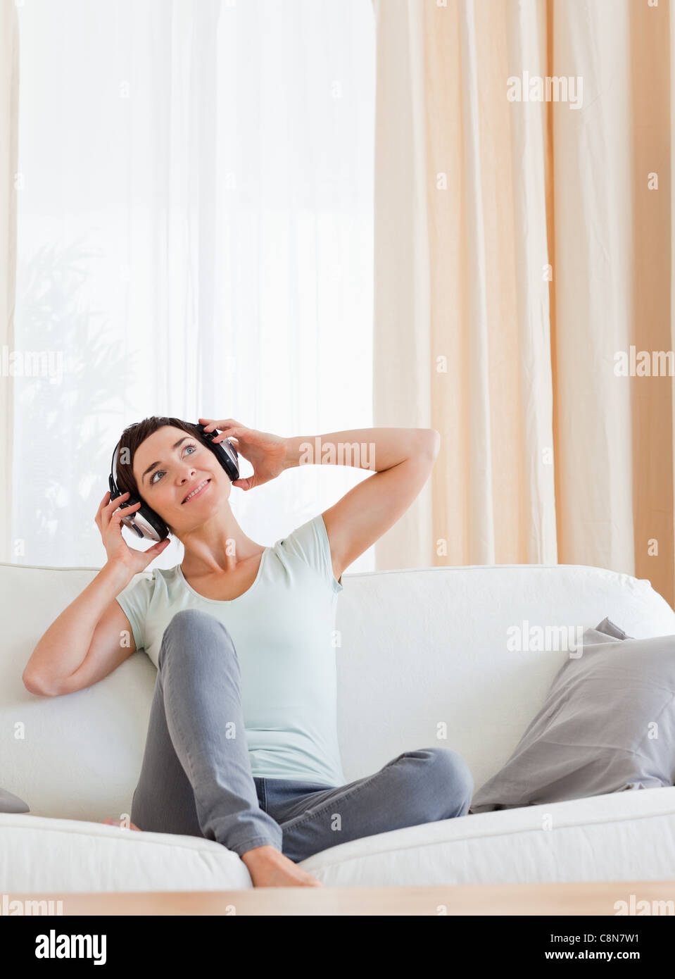 Portrait charming positive girl hi-res stock photography and images - Alamy