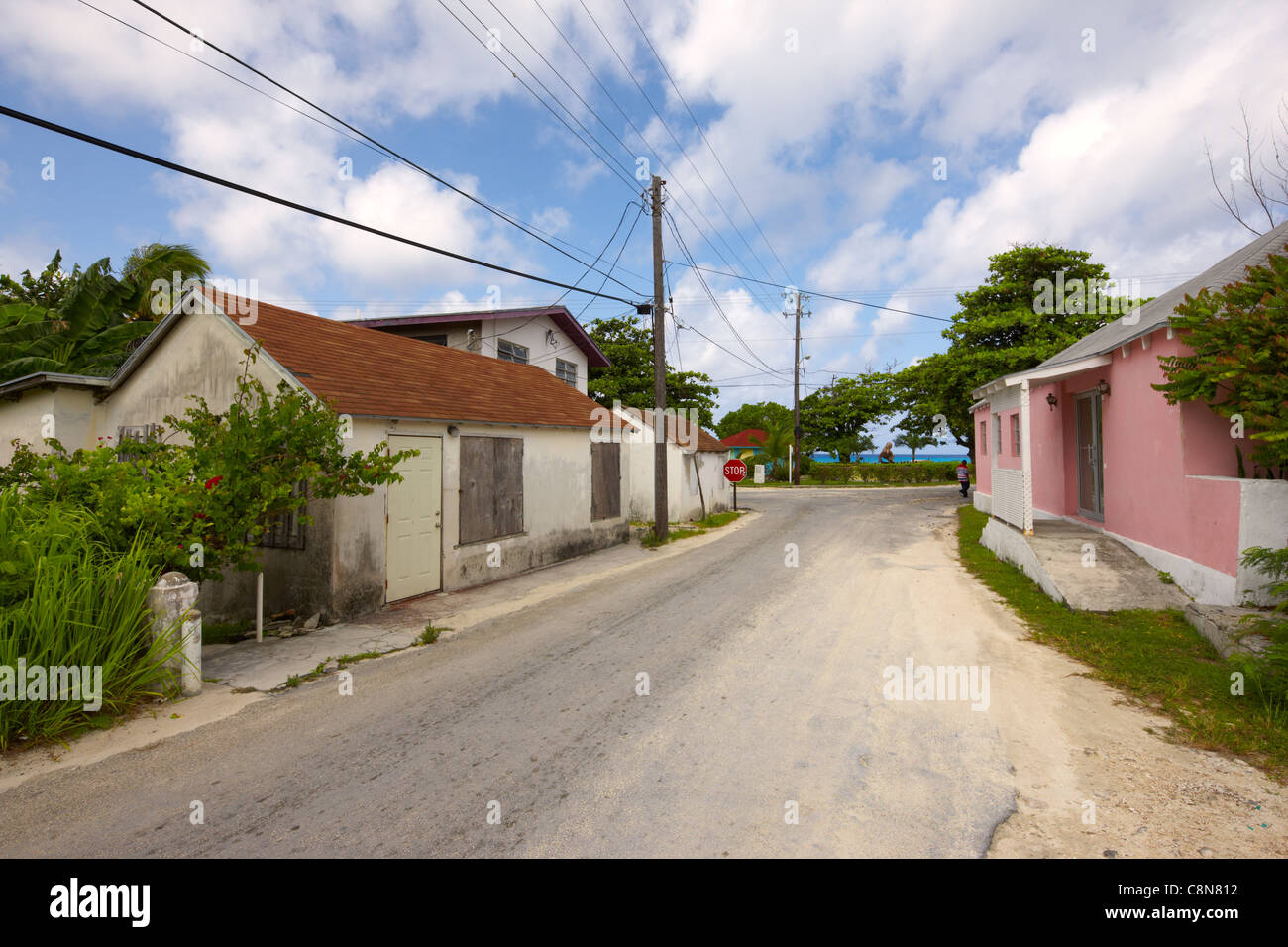 Cockburn Town, San Salvador, Bahamas, Caribbean Stock Photo