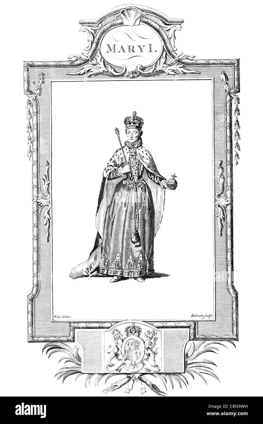 Mary I Bloody Mary 1516 1558 queen regnant England Henry VIII Tudor