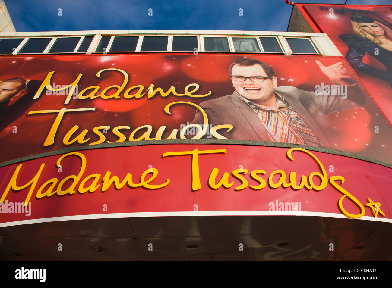 Madame Tussaude's waxwork museum in Blackpool, UK Stock Photo