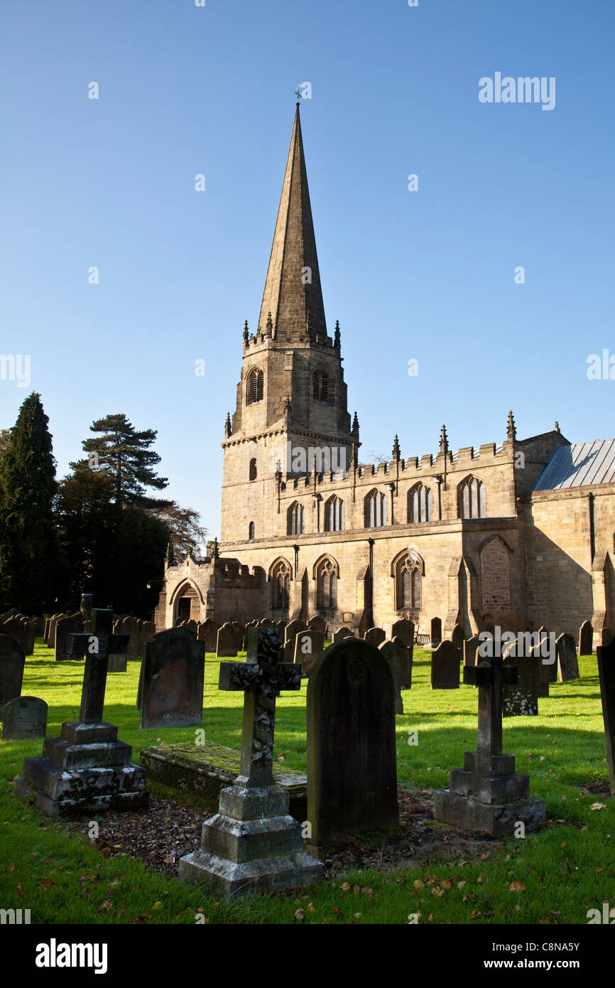St Mary's Church, Masham, Harrogate District, North Yorkshire Stock