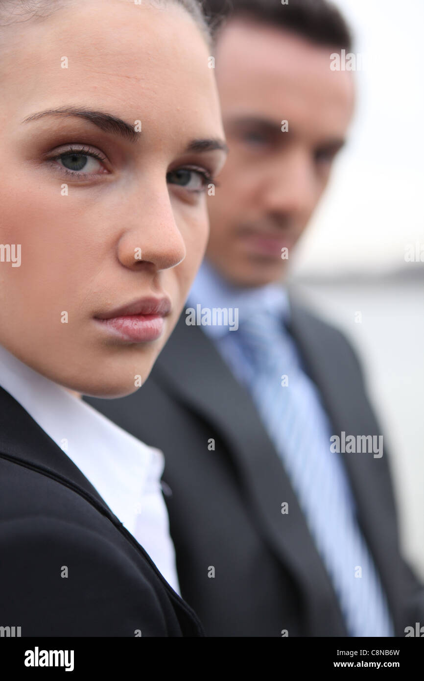Close-up shot of business professionals Stock Photo