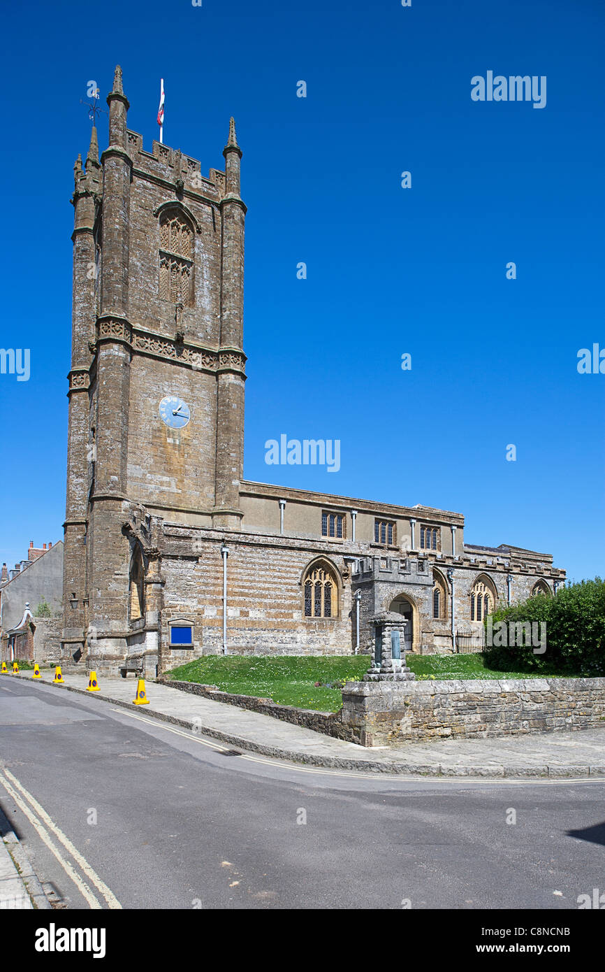 Great Britain, England, Dorset, Cerne Abbas, St Mary's Church Stock Photo