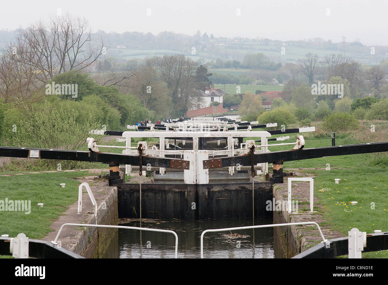 Great Britain, England, Berkshire, Devizes, Kennet and Avon Canal, Caen ...