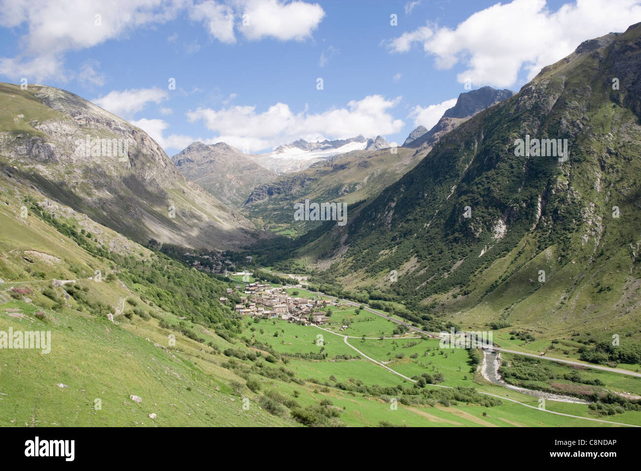 France, Savoie, Bonneval-sur-Arc, on the descent from Col d'Iseran ...