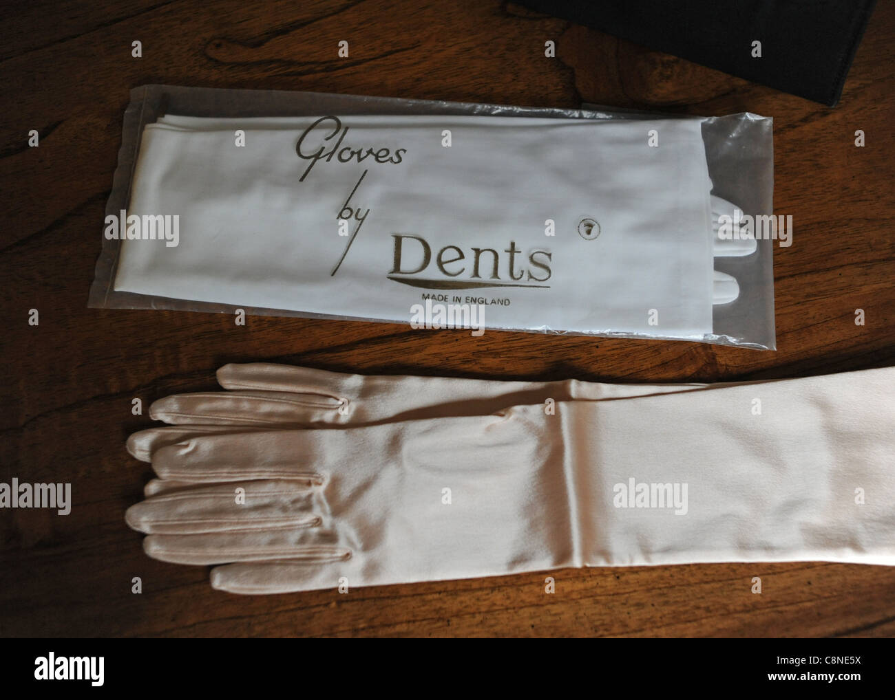 long cream gloves