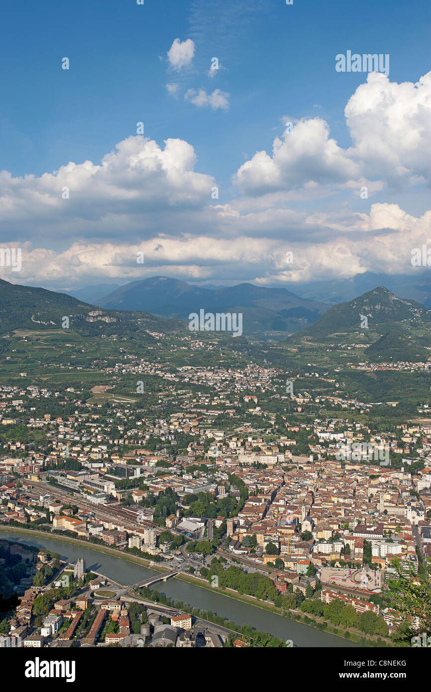 Italy, Trentino-Alto Adige, Trento, view of the city Stock Photo