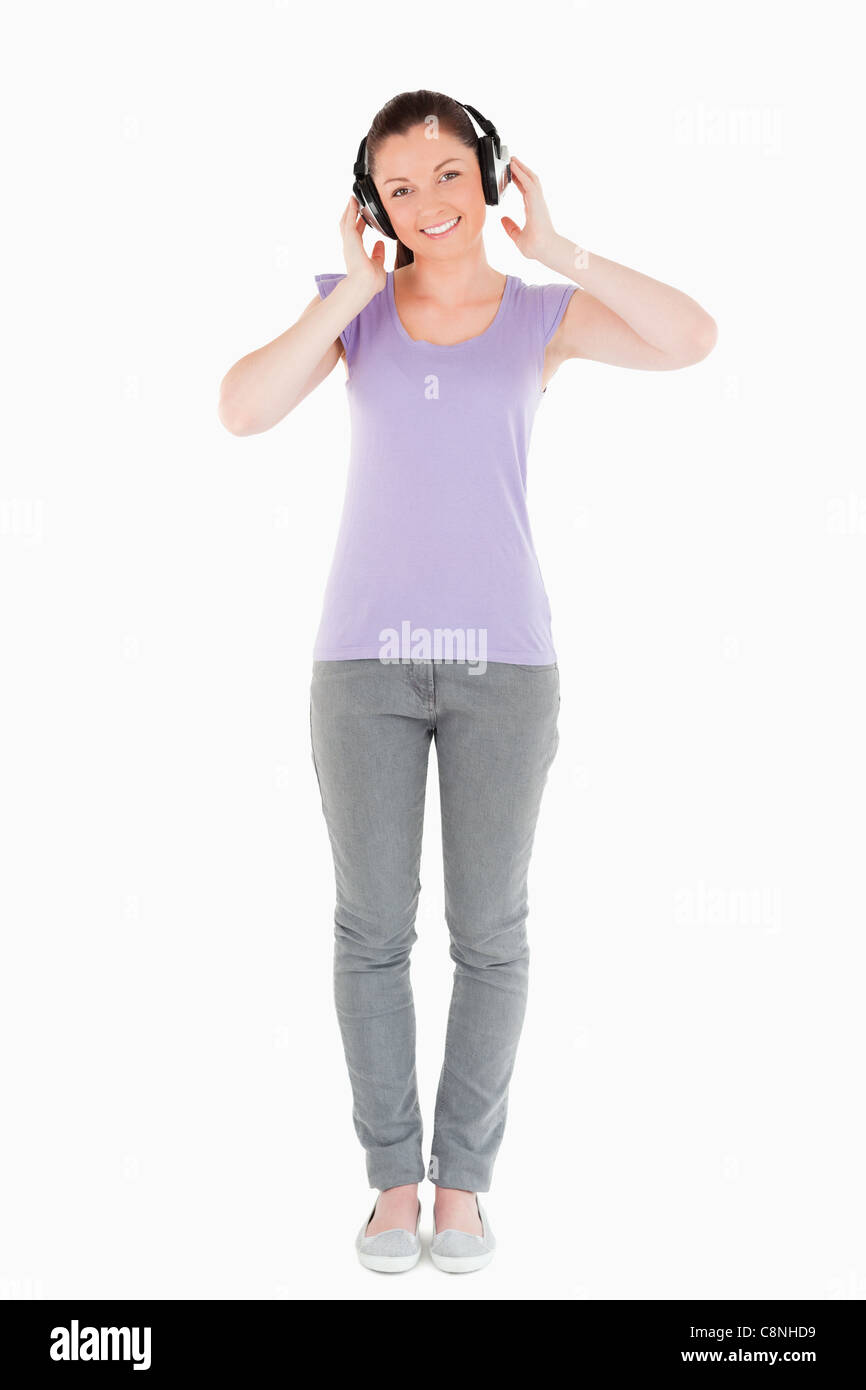 Attractive woman standing posing hi-res stock photography and images ...