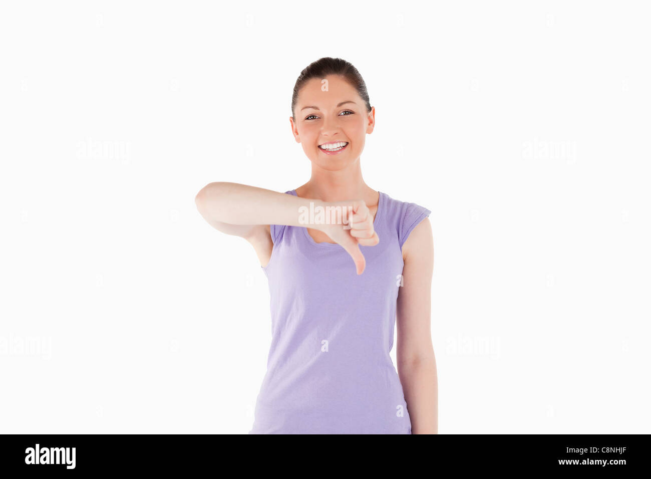 Pointing At Someone With Thumb