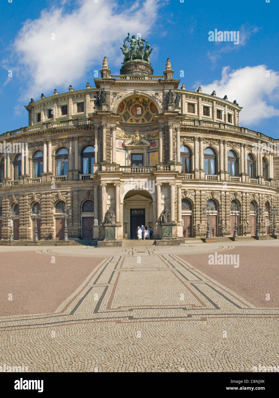 Semperoper Dresden, Sachsen, Deutschland, Europa Semper Opera House