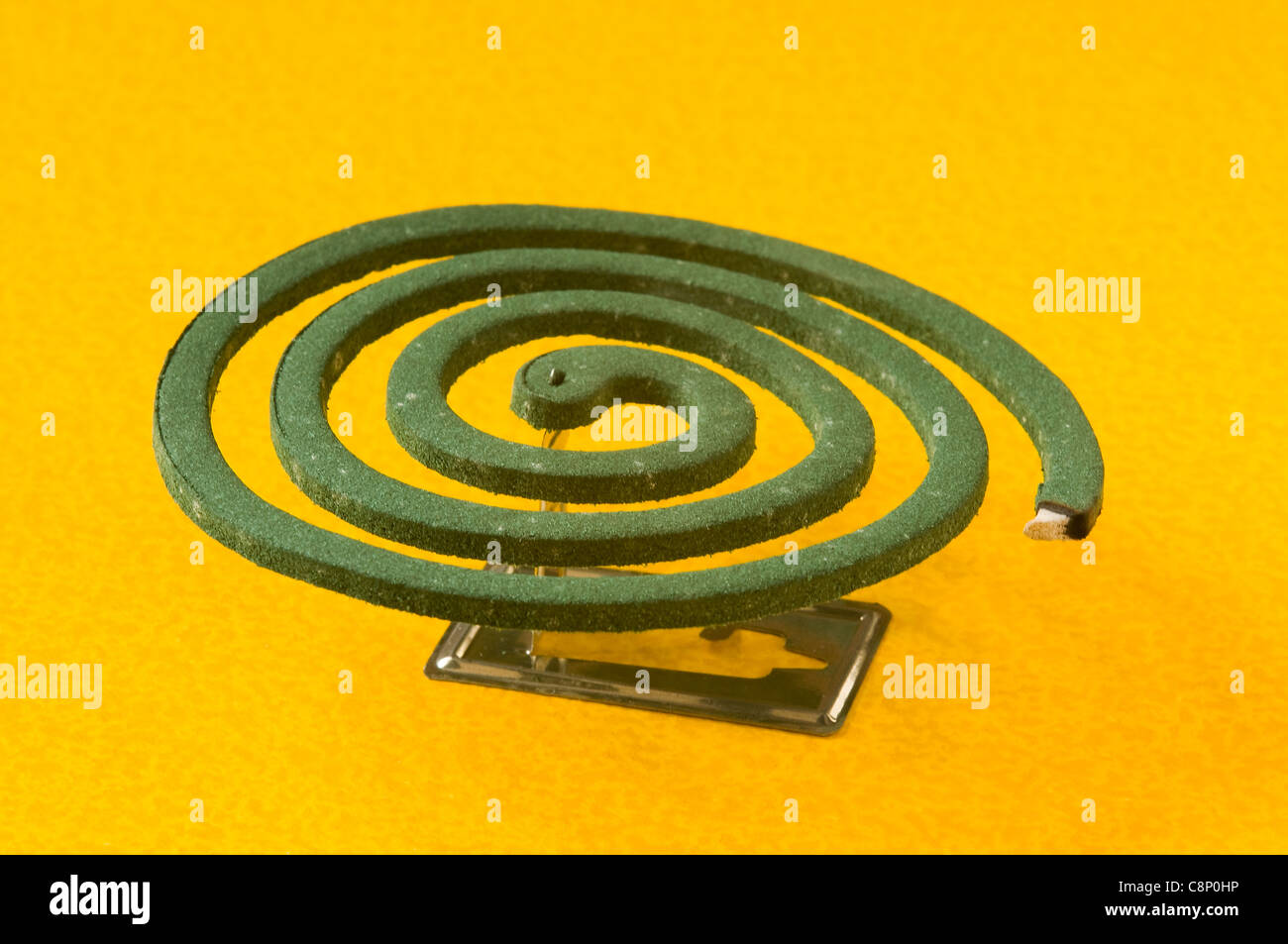 Mosquito coil in studio setting Stock Photo Alamy