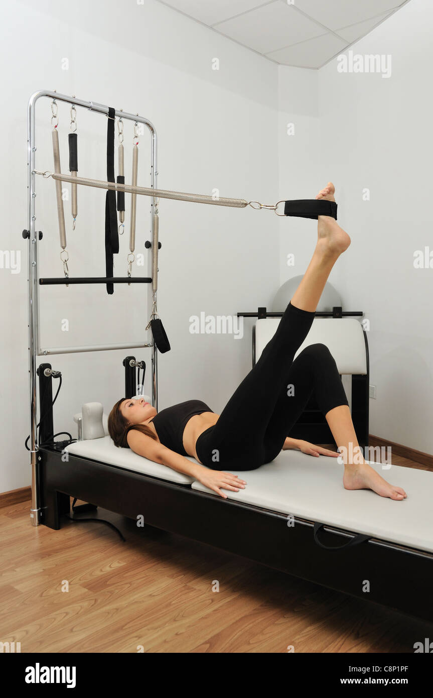 Pilates Reformer Bed High Resolution Stock Photography and Images Alamy