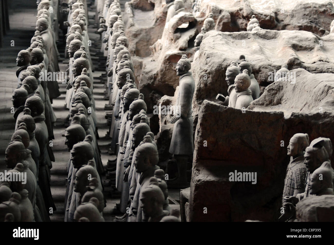 Terracotta warriors in Xian, China Stock Photo Alamy