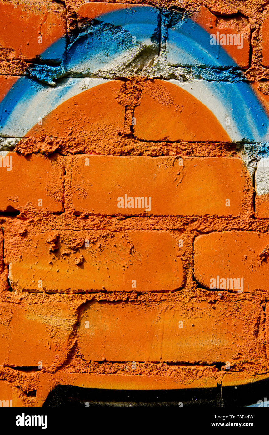 painted bricks background and texture Stock Photo Alamy