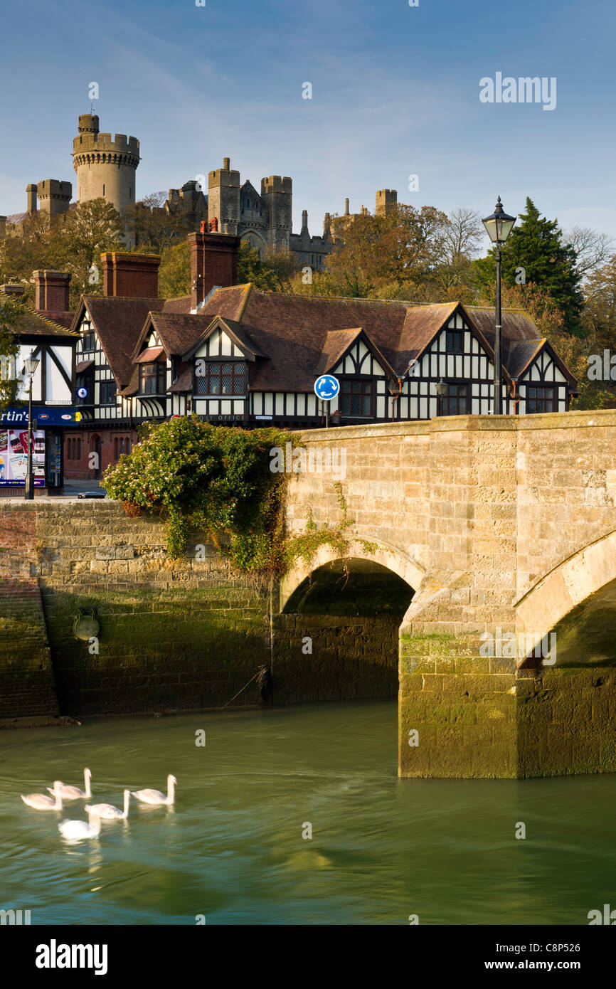 The West Sussex Market Town of Arundel Stock Photo