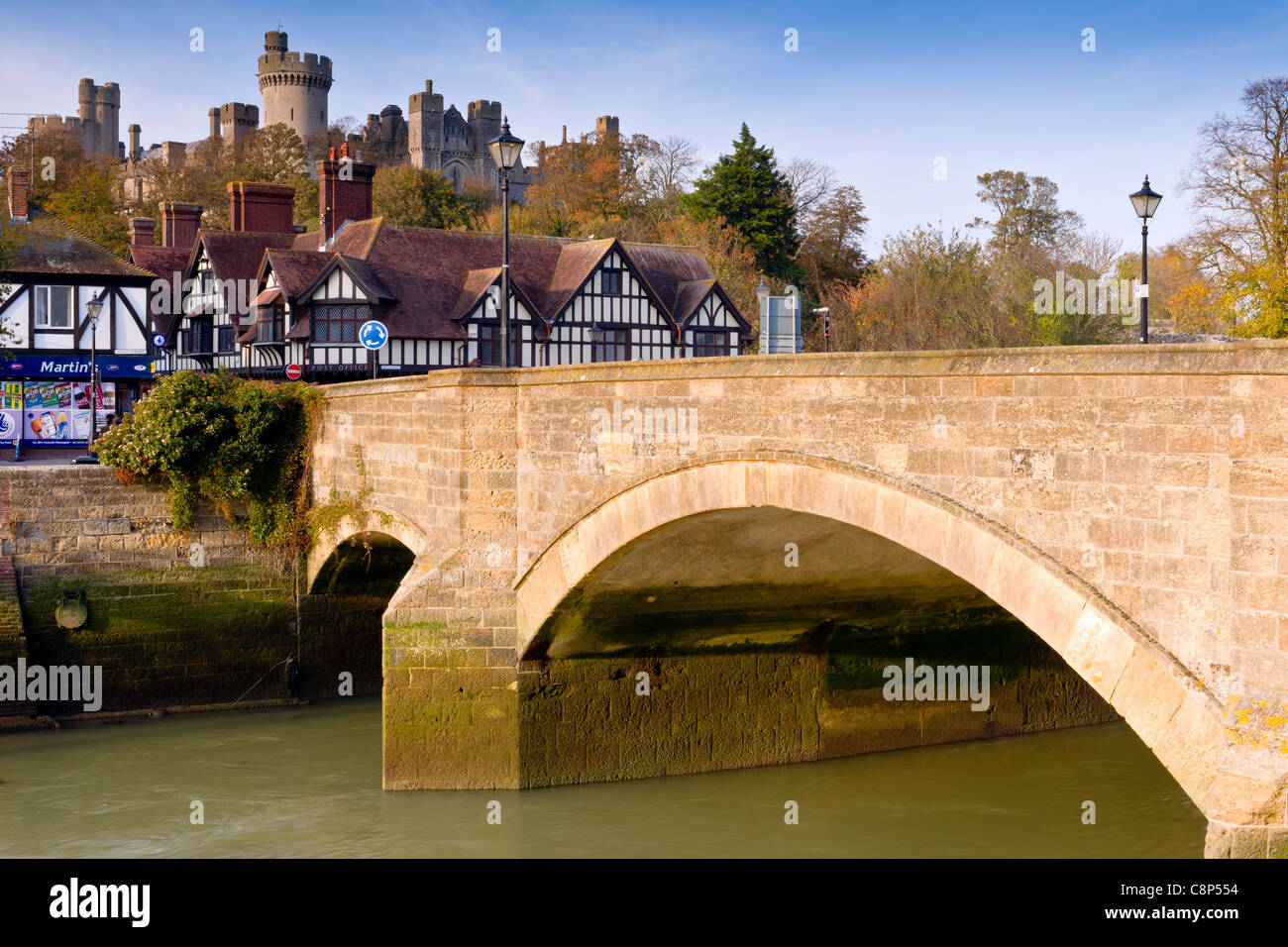 The West Sussex Market Town of Arundel Stock Photo