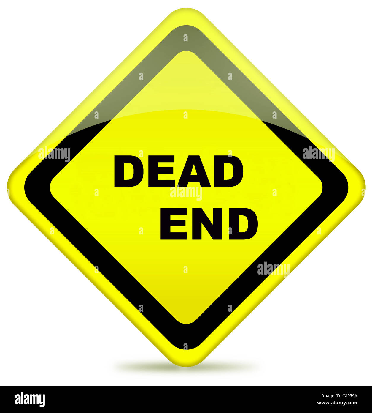 Dead end road sign Stock Photo Alamy