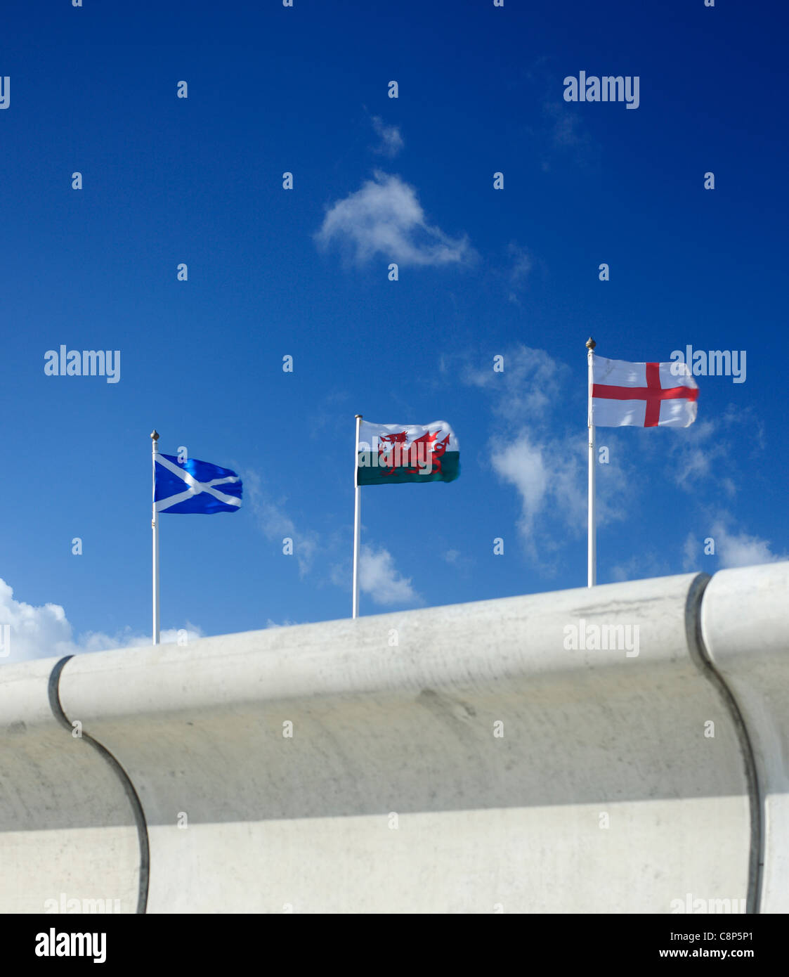 The English Scottish And Welsh Flags Stock Photo Alamy The English Scottish And Welsh Flags Stock Photo Alamy