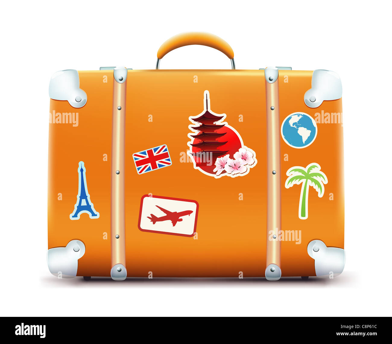 Vintage suitcase stickers hi-res stock photography and images - Page 2 -  Alamy