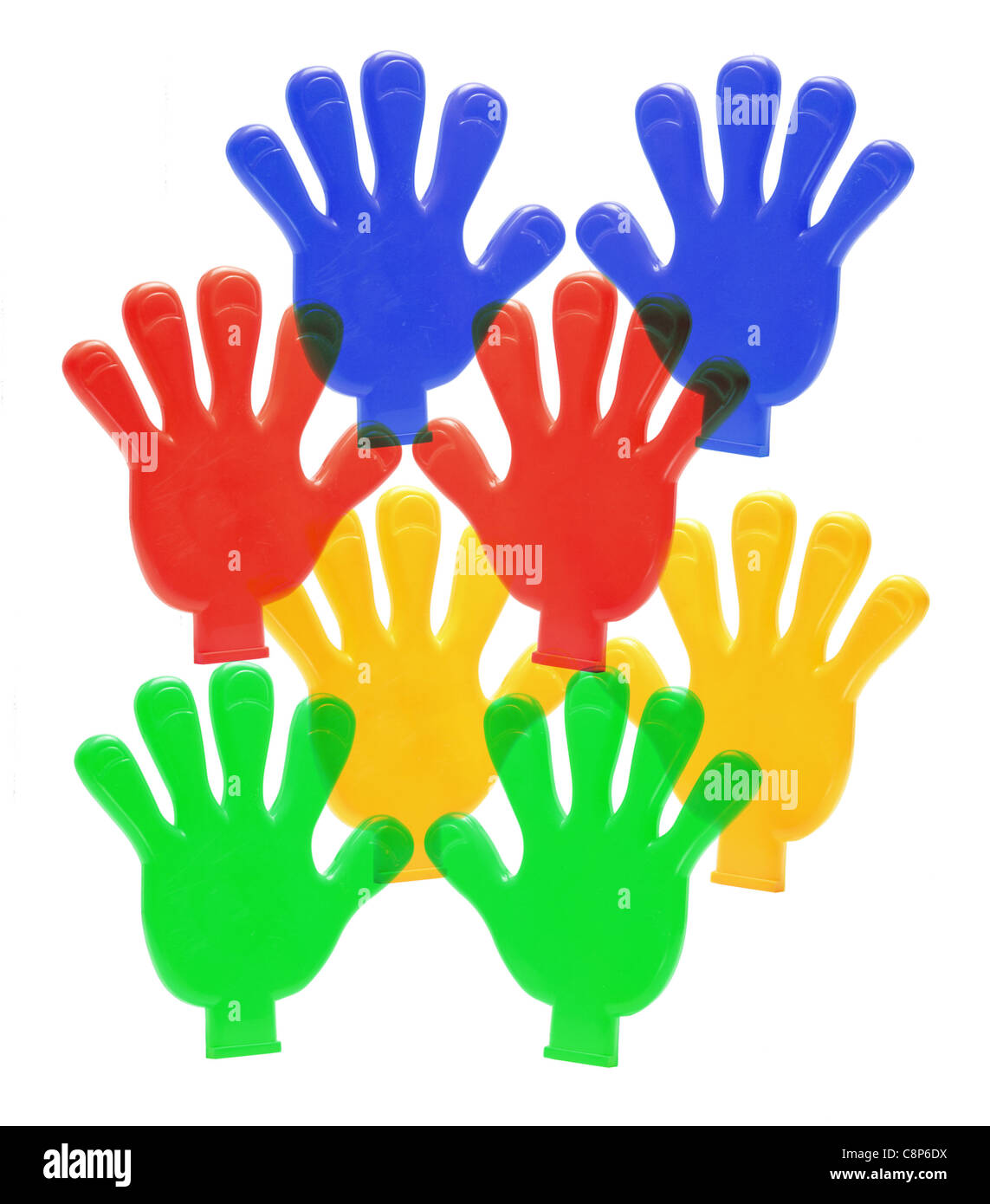 Plastic Toy Hands Stock Photo Alamy