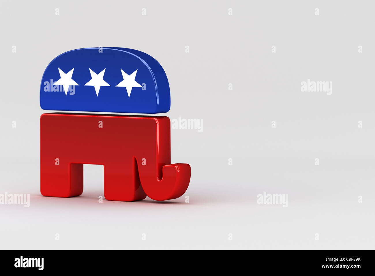 Republican Party Elephant Stock Photo