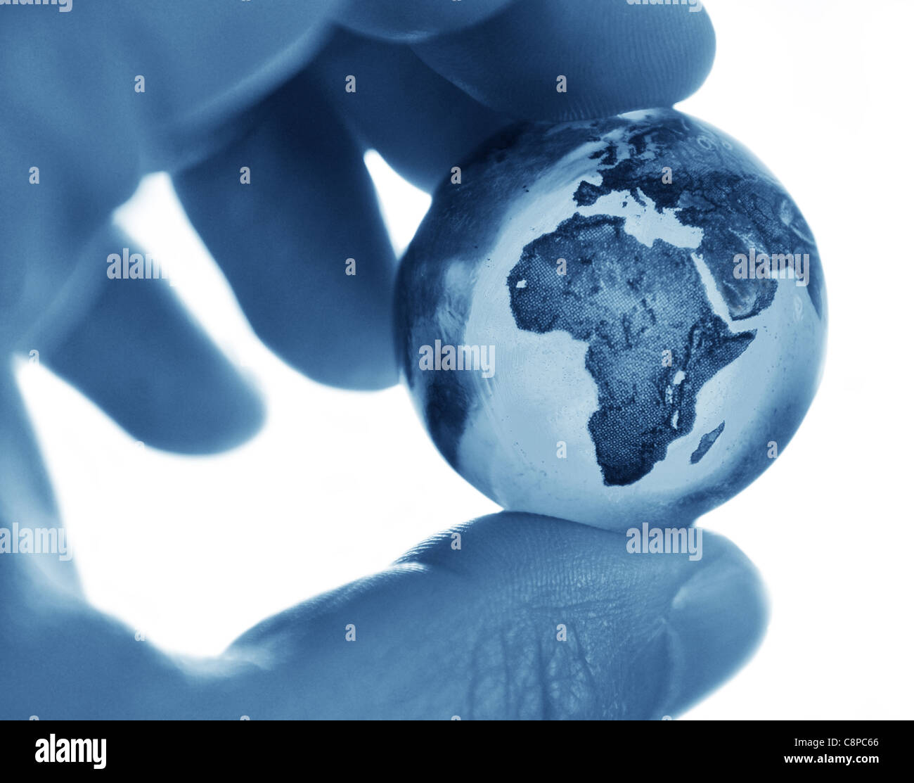 Blue Earth Stock Photo