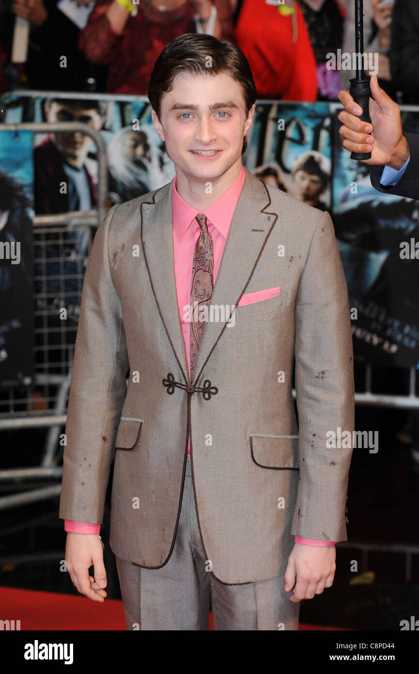 Daniel Radcliffe attends the World Premiere of 'Harry Potter and the Half-Blood Prince' at Leicester Square, London, 7th July 20 Stock Photo