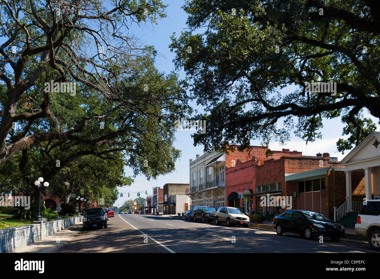 W Landry Street in the centre of the historic old town of Opelousas