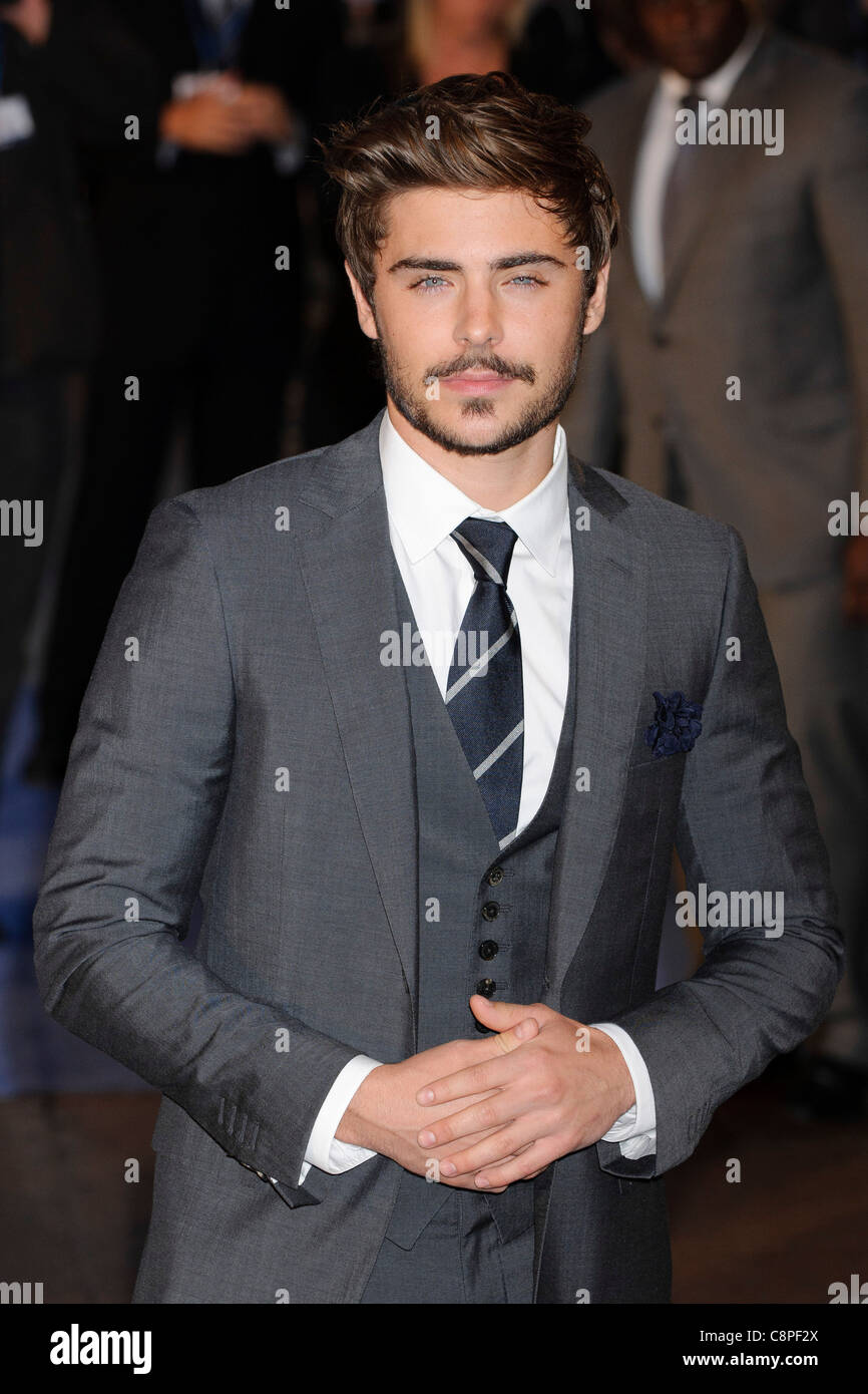 Zac Efron at the UK Premiere of 'The Death and Life of Charlie St Cloud', Leicester Square, London, 16th September 2010. Stock Photo