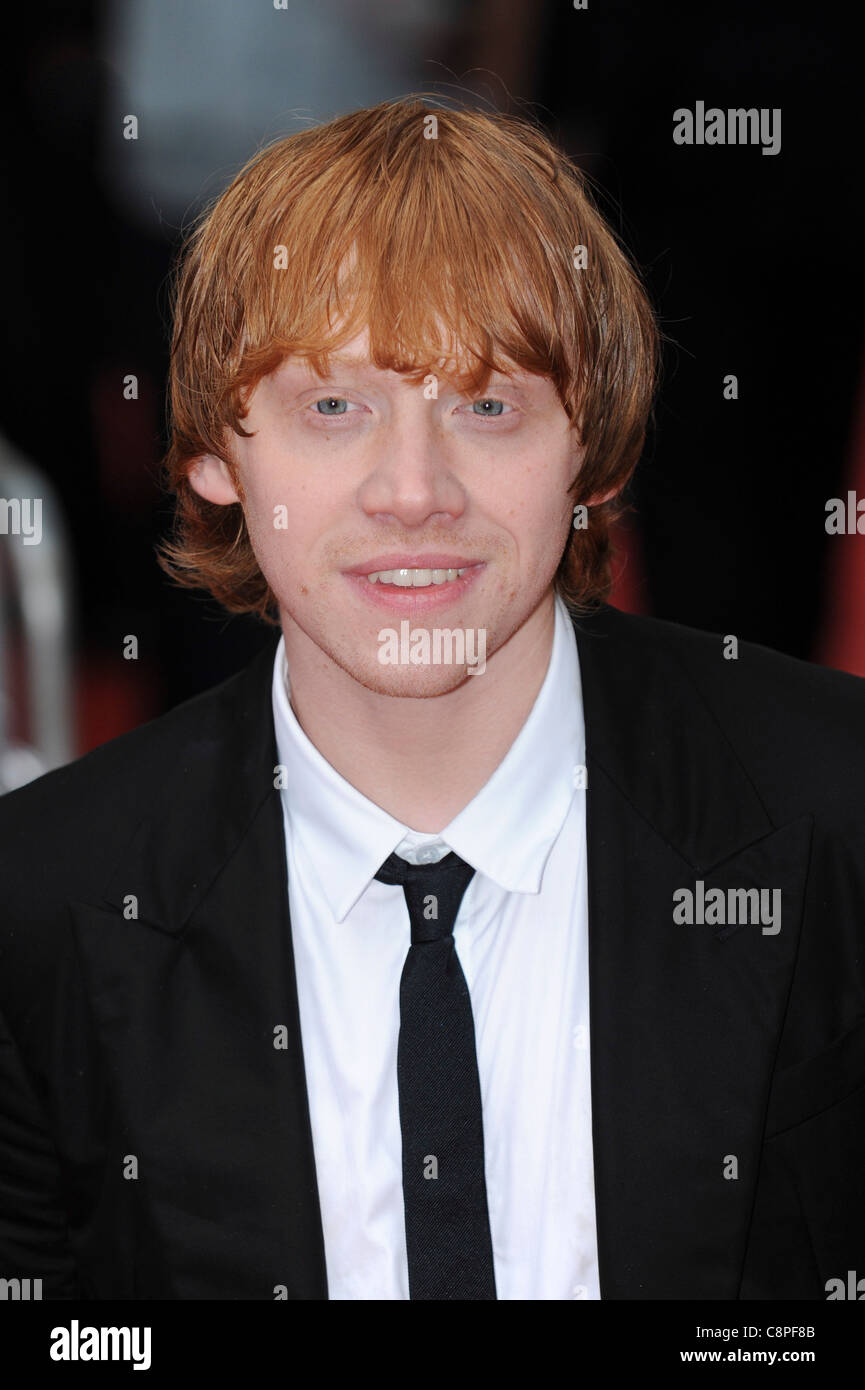 Rupert Grint attends the World Premiere of 'Harry Potter and the Half-Blood Prince' at Leicester Square, London, 7th July 2009. Stock Photo