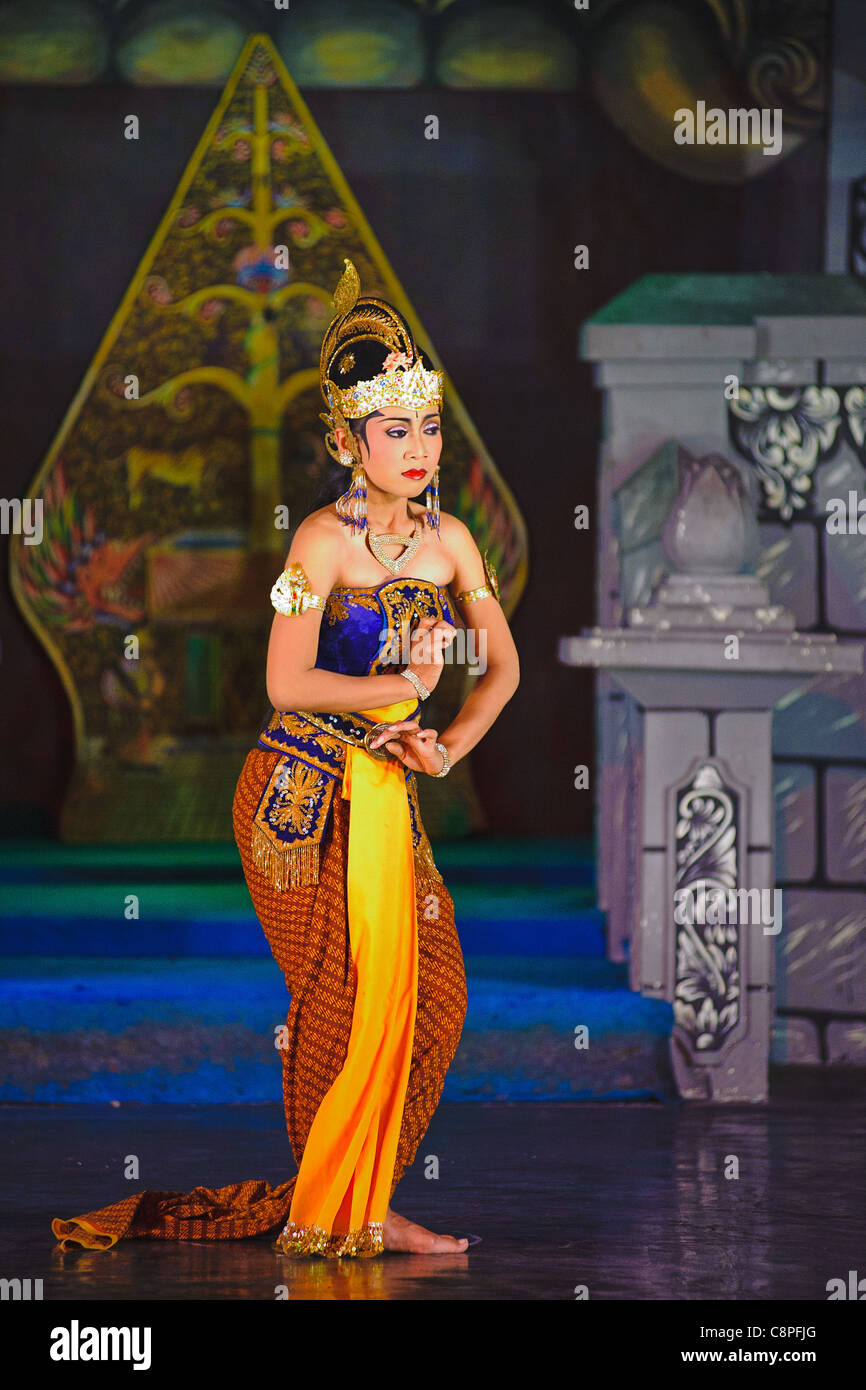 Performance of Ramayana - Yogyakarta, Indonesia Stock Photo