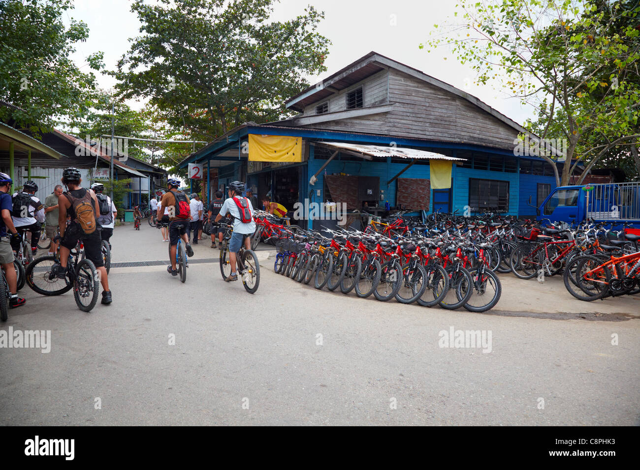 Bicycles rental on pulau ubin hires stock photography and images Alamy